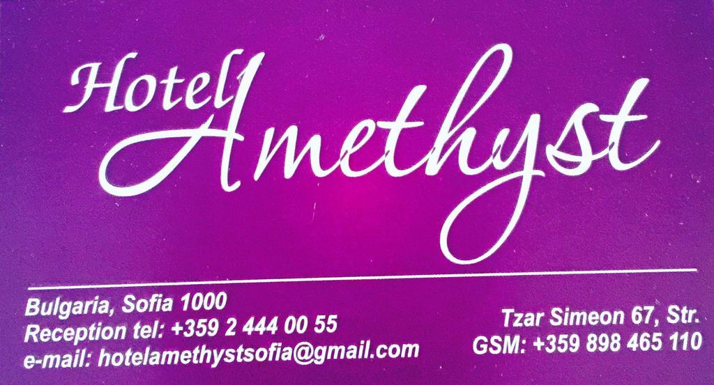 Hotel Amethyst Sofia Extérieur photo